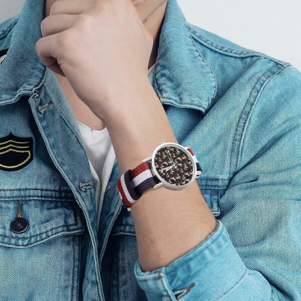Beagle Dogs Unisex Watch Lightweight Breathable Woven Nylon 4.jpg