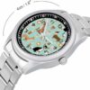 Chihuahua Dogs Cute Mint Coffee Classic Watches 2.jpg