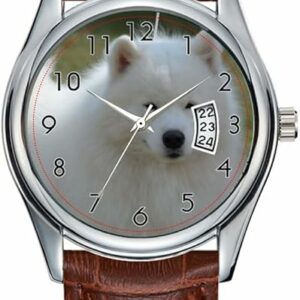 Fluffy White American Eskimo Dog Watch 1.jpg