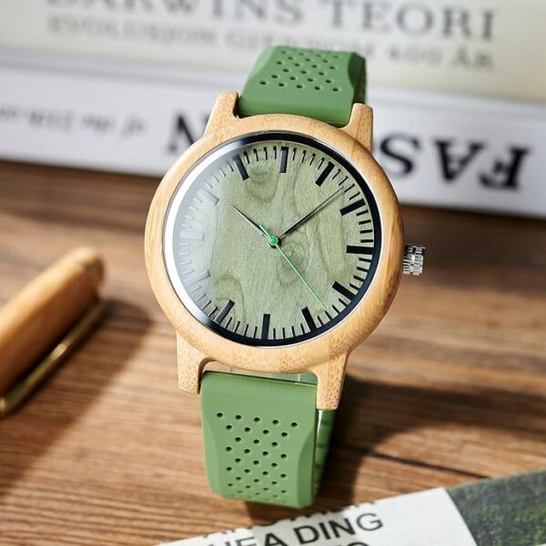 Neutral Bamboo Wooden Watch Unisex 44mm 3.jpg
