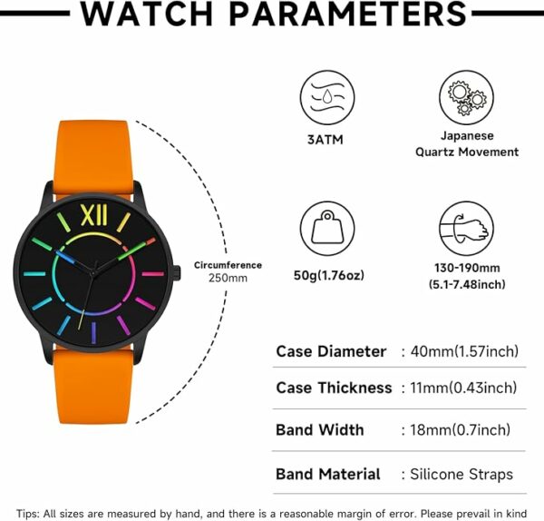 Unisex Watch Easy to Read Waterproof Silicone Strap Watch 5.jpg