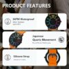 Unisex Watch Easy to Read Waterproof Silicone Strap Watch 6.jpg