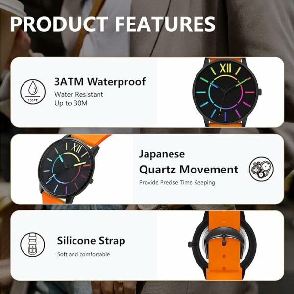 Unisex Watch Easy to Read Waterproof Silicone Strap Watch 6.jpg
