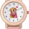 Warm Golden Retriever Dog Watch Pink 1.jpg