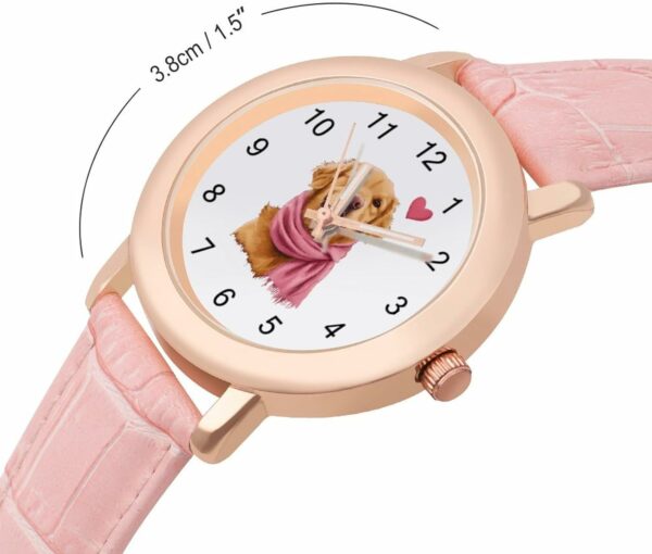 Warm Golden Retriever Dog Watch Pink 2.jpg